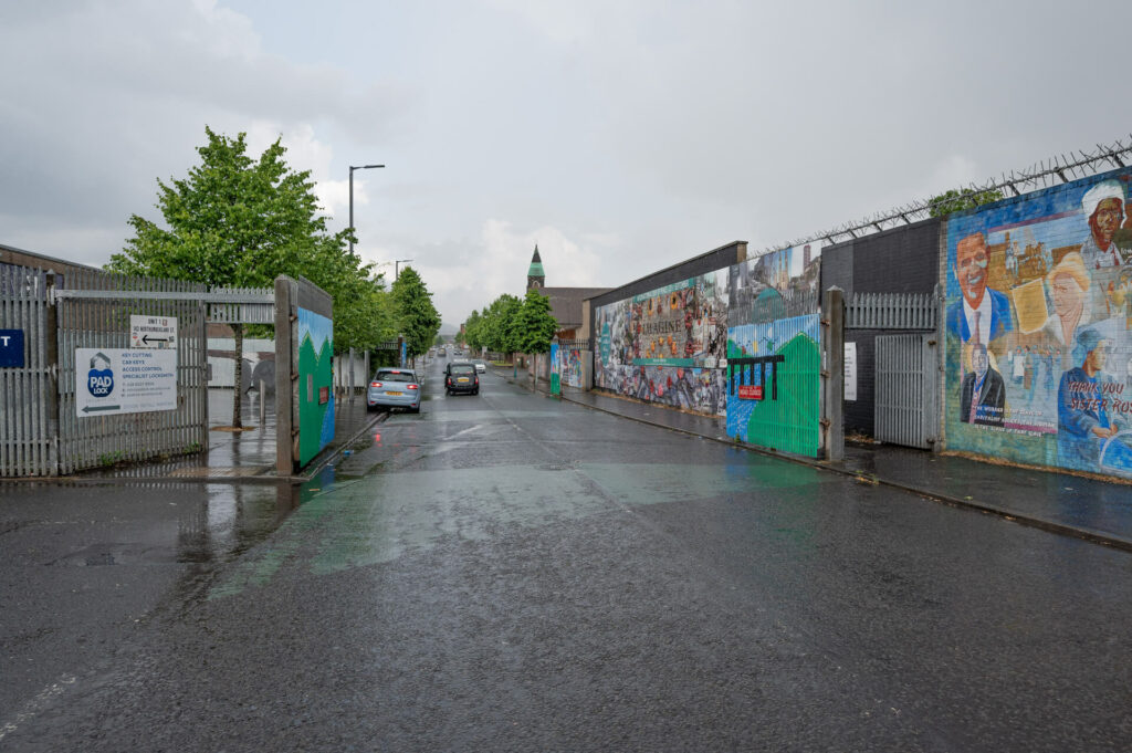 Peace Wall, Falls Road, Belfast