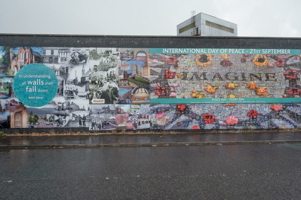 Peace Wall, Falls Road, Belfast
