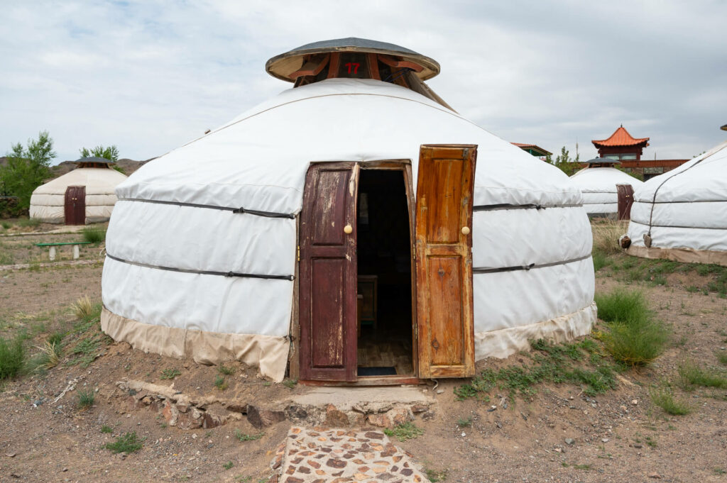 Ongi Kloster, Wüste Gobi, Jurtencamp