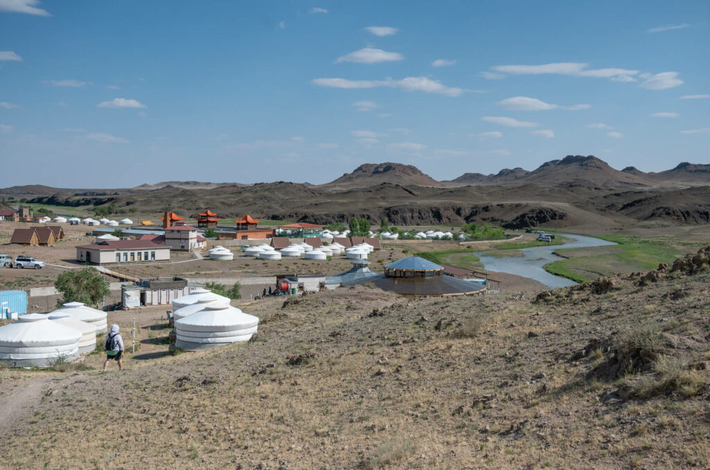 Ongi Kloster, Wüste Gobi, Jurtencamp