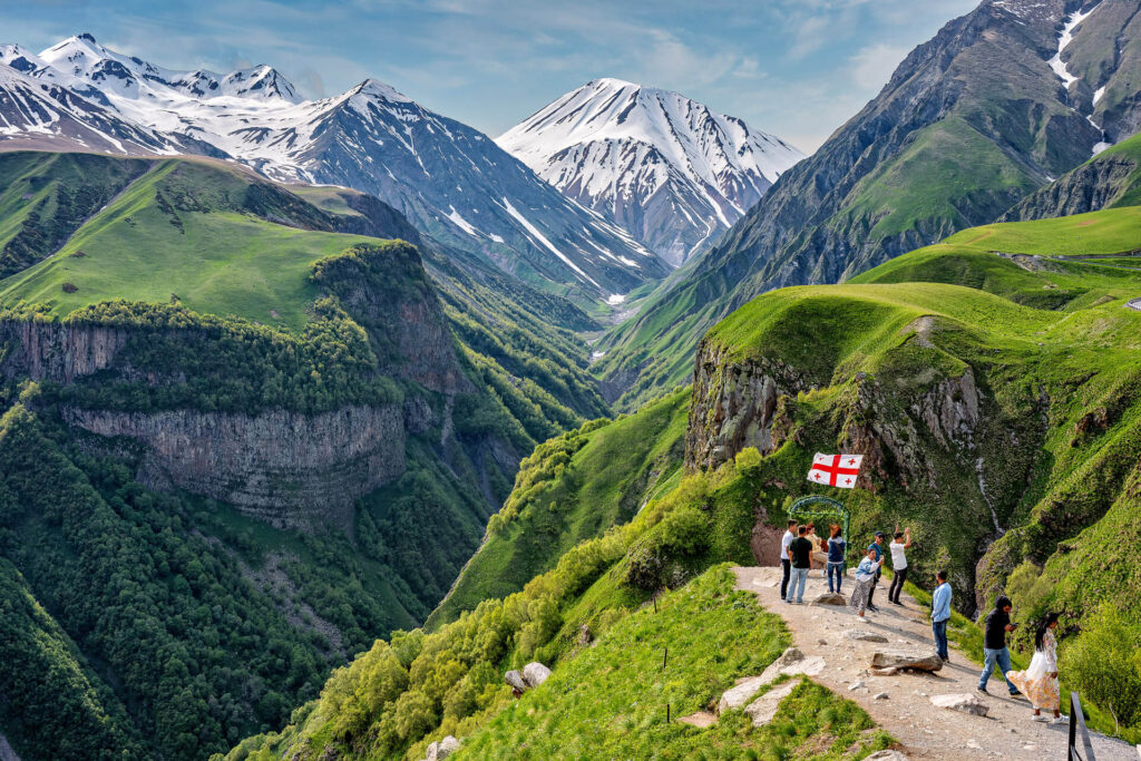 Teufelsschlucht, Georgische Heerstraße