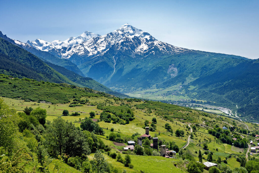 Tetnuldi (4858 m), Lachiri, Großer Kaukasus, Swanetien