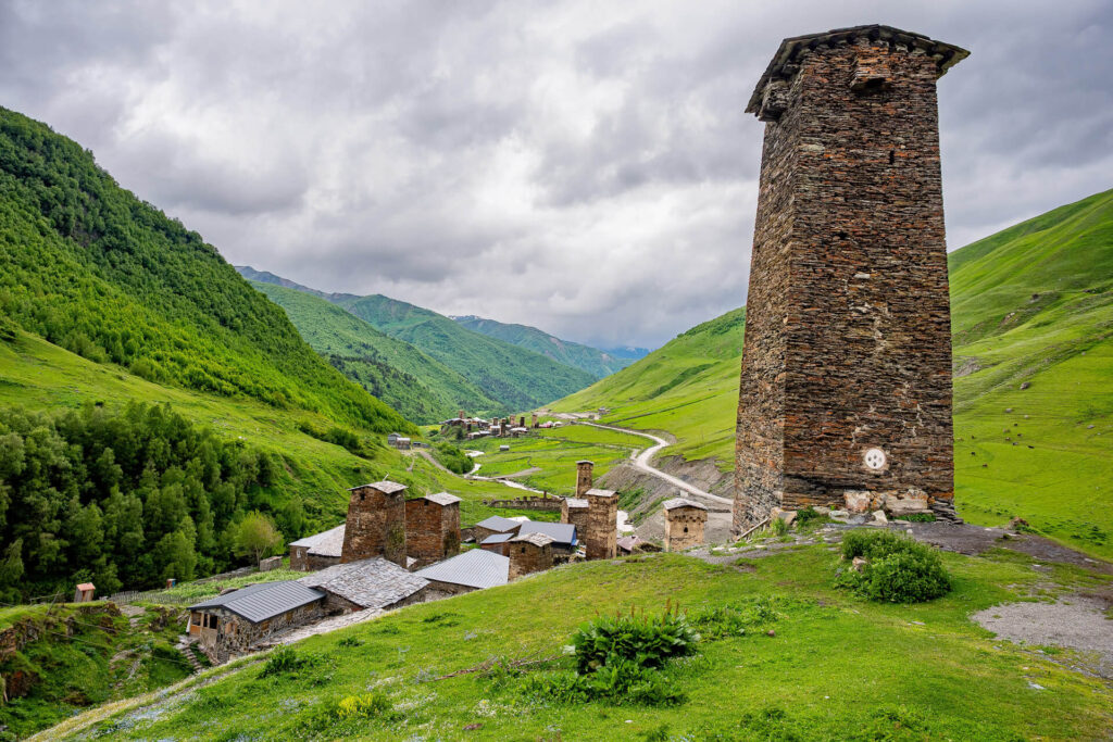 Uschguli , Großer Kaukasus, Swanetien
