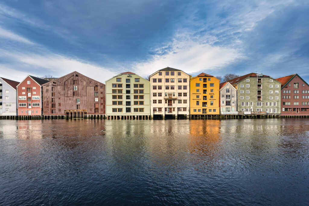 Trondheim, Norwegen, Hurtigruten Trondheim, Norwegen, Hurtigruten