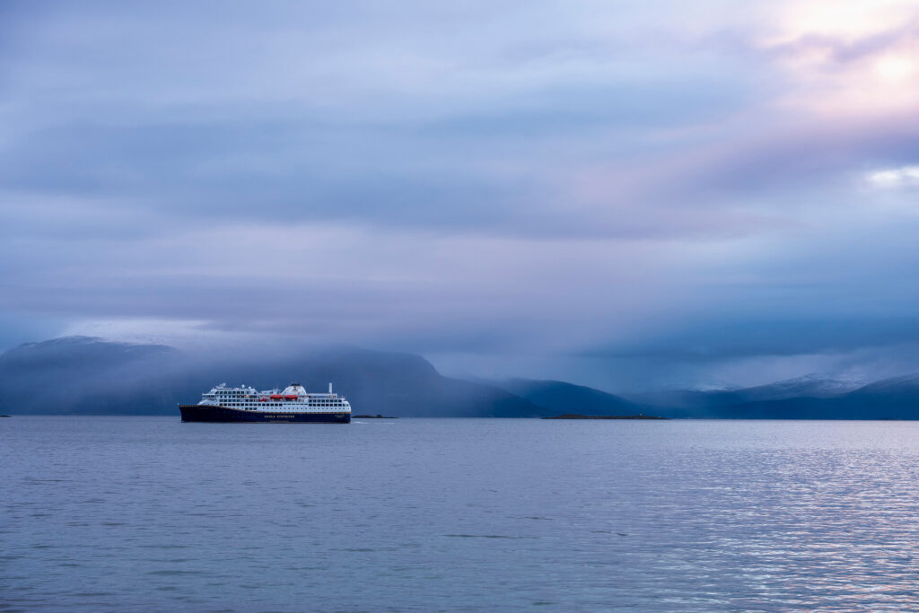 Postschiff Hurtigruten, Norwegen Postschiff Hurtigruten, Norwegen