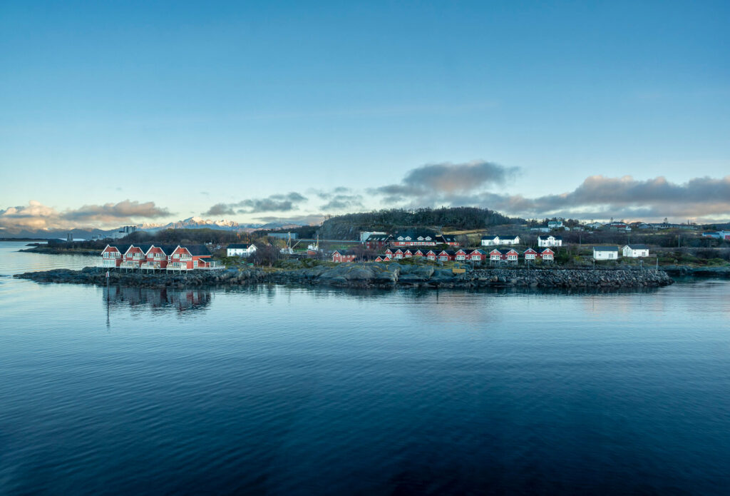 Stokmarknes, Norwegen, Hurtigruten Stokmarknes, Norwegen, Hurtigruten